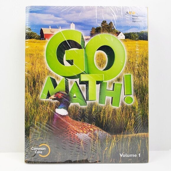 Go Math! Common Core Education Books Vol. 1 and 2 Student Set Sealed Like New - Picture 1 of 7